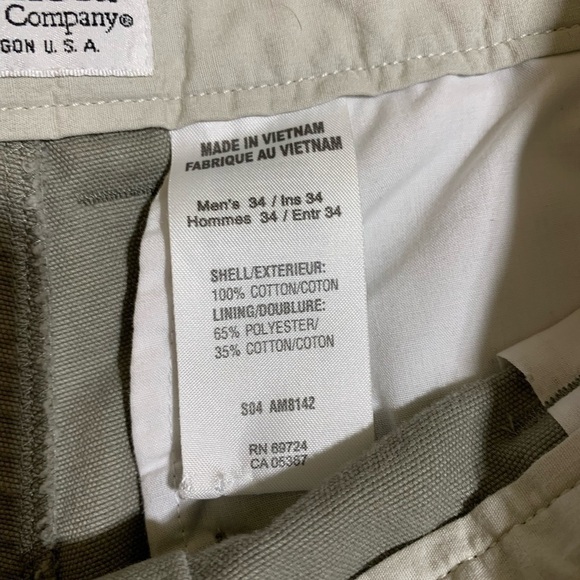 Columbia Utility Sport Cargo Pant Tan Gert Boyle Chairman Pant 34 x 30 - Picture 11 of 12
